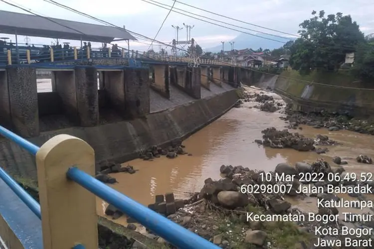 Tinggi Muka Air Katulampa 0 cm Lantaran Belum Ada Kiriman Air dari Puncak
