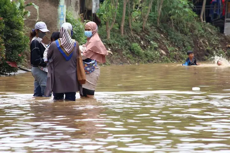 Foto: Banjir di Kawasan Bandung Selatan
