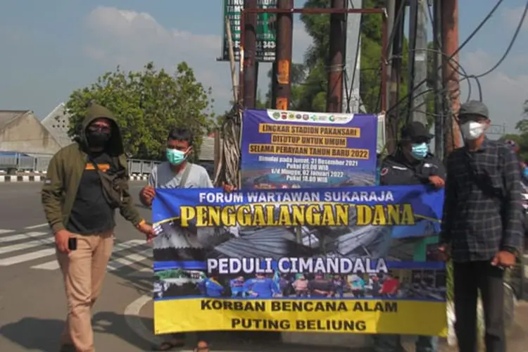 Demi Korban Angin Puting Beliung, Forum Wartawan Sukaraja Akan Galang Donasi di 12 Pemerintah Desa