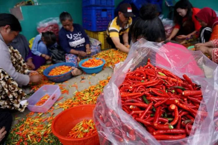 Foto: Harga Cabai di Bandung Masih Tinggi