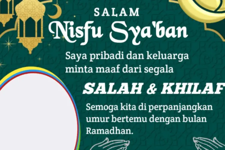 Ini 15 Link Download Twibbon Nisfu Syaban 1443 Hijriah atau 2022 Masehi