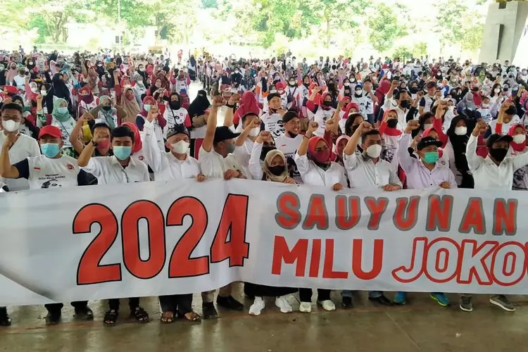 Relawan Jokowi Bandung Raya, Menyatakan Sikap Sauyunan 2024 Milu Jokowi