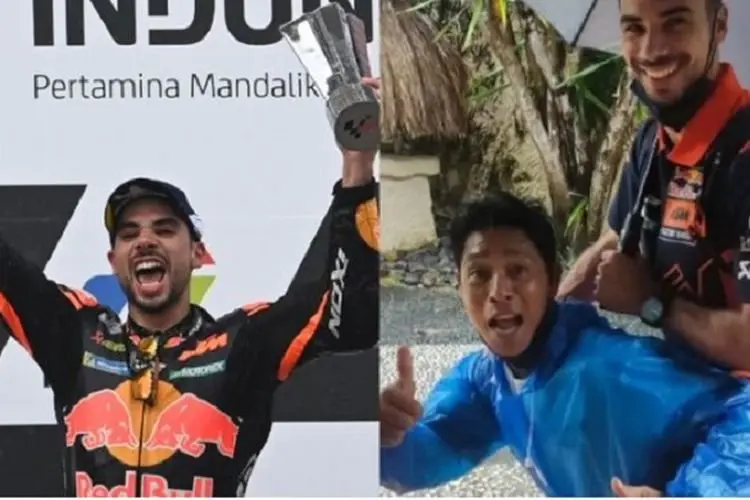 Jadi Juara MotoGP Mandalika, Miguel Oliveira Dedikasikan Kemenangannya untuk Staf Hotel