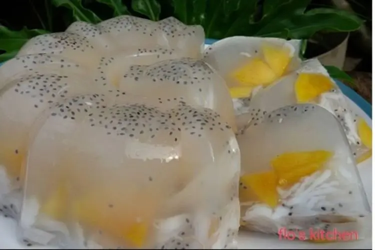 Resep Menu Takjil Puding Kelapa Muda Mangga Mudah dan Simpel