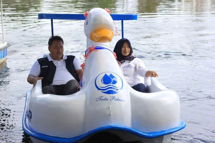 Sambil Temu Pelanggan, Perumda Tirta Pakuan Kota Bogor Hidupkan UMKM di Situ Gede