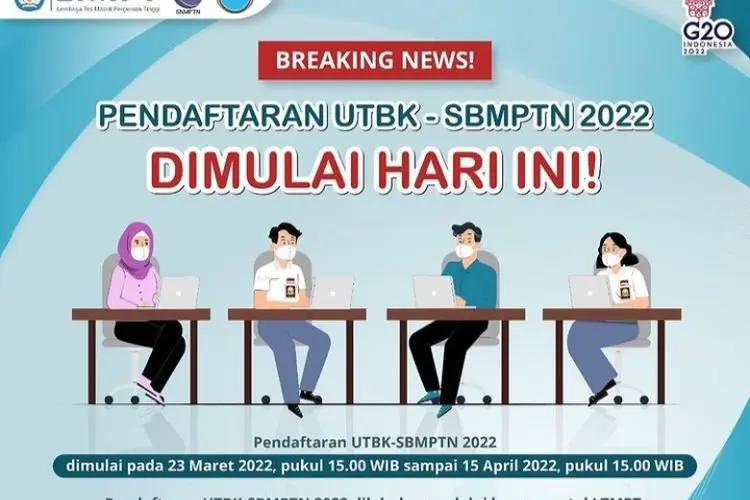 Biaya Pendaftaran UTBK SBMPTN 2022 untuk Saintek, Soshum, dan Campuran