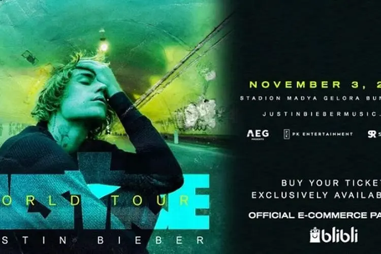 Cek! Tiket Konser Justin Bieber Dijual 29 Maret, Ini 8 Kategori yang Disiapkan Blibli