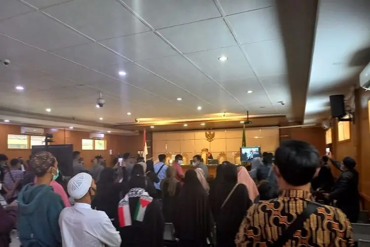 Pendukung Bahar bin Smith Serbu PN Bandung, Jelang Sidang Perdana Kasus Penyebaran Berita Bohong