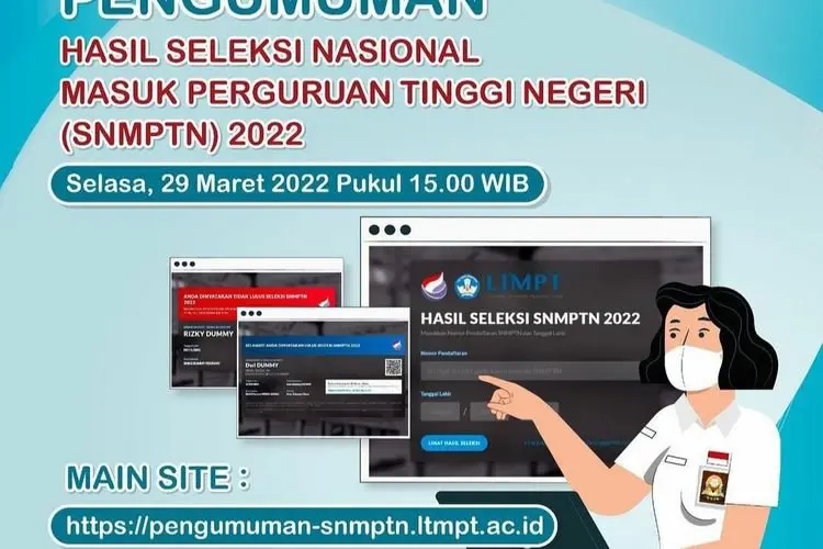 31 Link Mirror Pengumuman Hasil SNMPTN 2022