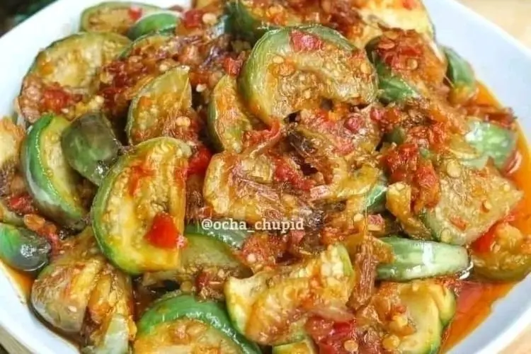 Resep Buka Puasa Sambel Terong Lalap, Sehat Bikin Perut Kenyang