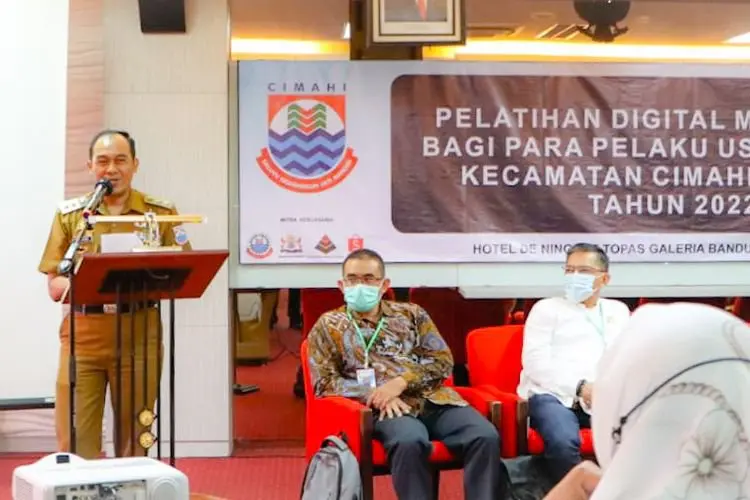 UMKM di Kecamatan Cimahi Tengah dapat Pelatihan Digital Marketing, Begini Harapan Ngatiyana