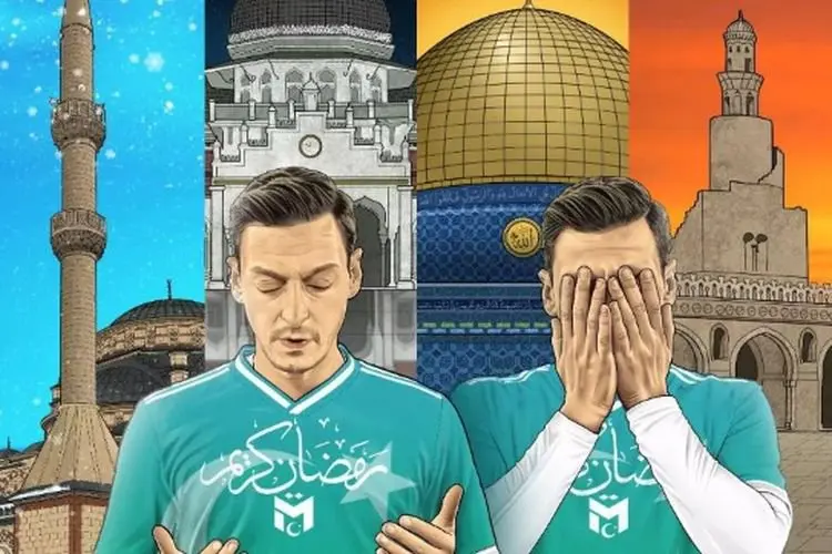 Beri Ucapan Menyambut Ramadhan, Mesut Ozil Unggah Foto Berlatar Masjid di Indonesia