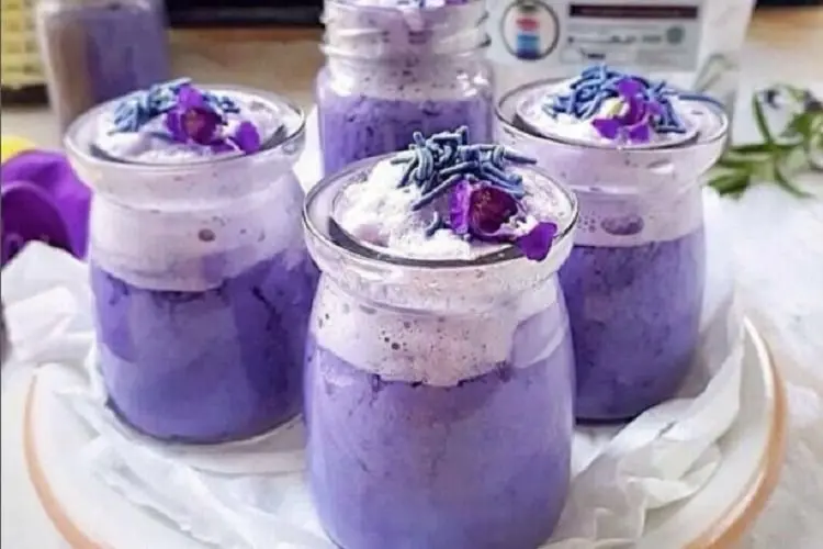 Resep Takjil Ramadhan Silky Taro Puddingâ£â£