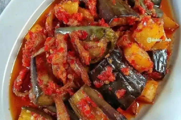 Resep Buka Puasa Balado Terong Teri Kentang