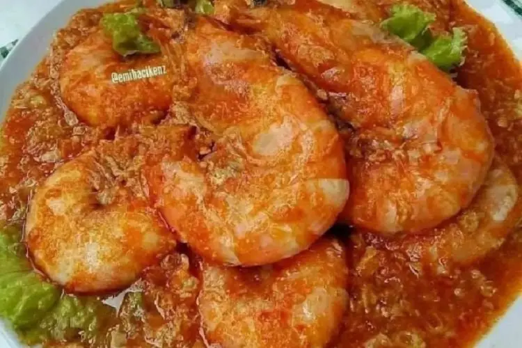 Resep Buka Puasa Udang Saus Pedas