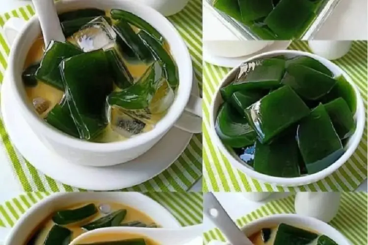 Resep Takjil Ramadhan Jelly Cincau Pandan
