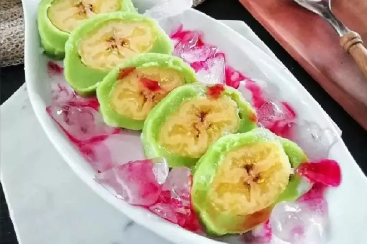 Resep Takjil Ramadhan Es Pisang ijo