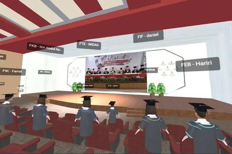 Telkom University Gelar Wisuda Melalui Metaverse Pertama di Indonesia