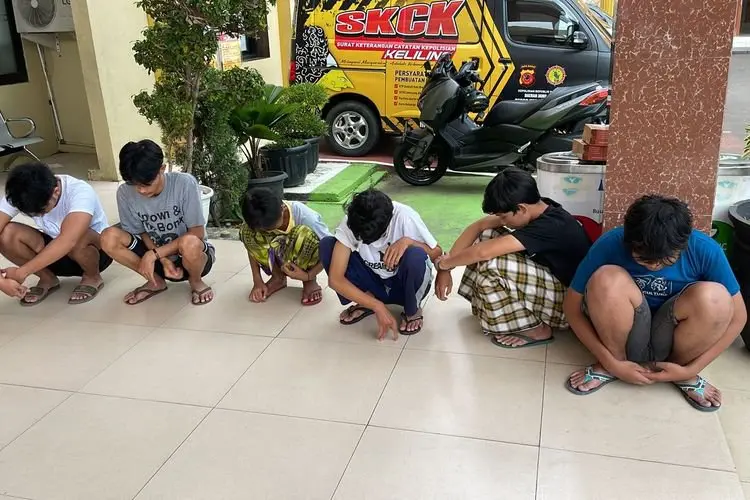 Diamankan Polisi, Para Pelaku Perang Sarung di Kota Bogor Terancam Pasal Pengeroyokan