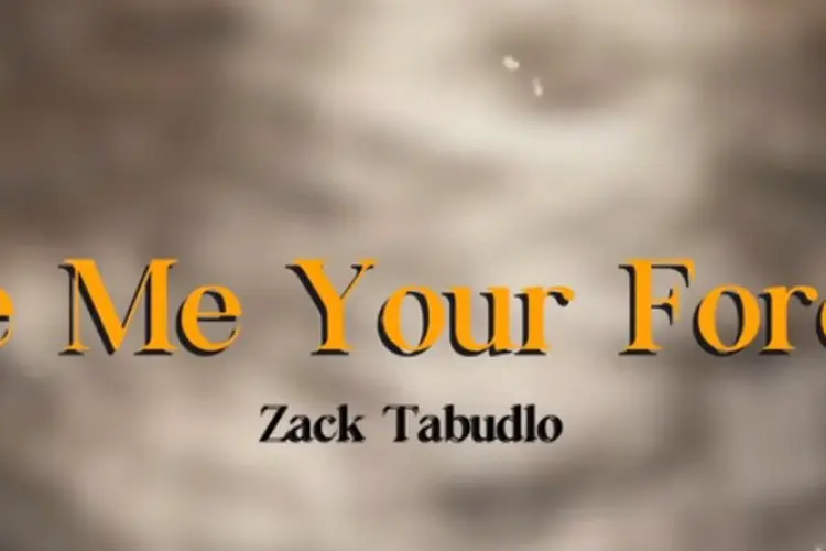 Lirik Laguâ Give Me Your Forever â Zack Tabudlo
