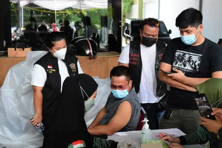 HDCI Bogor Buka Gerai Vaksin Booster, Bagikan 1.000 Takjil dan Santuni 150 Anak Yatim