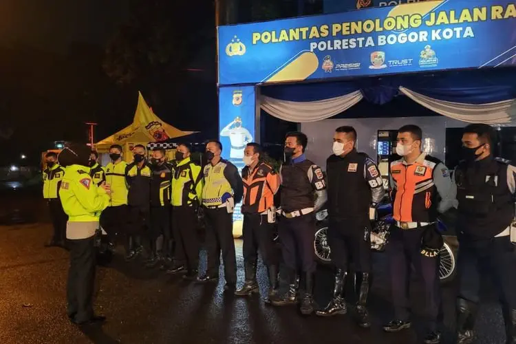 Satlantas Polresta Bogor Gelar Patroli Malam, Antisipasi Balap Liar dan Tawuran