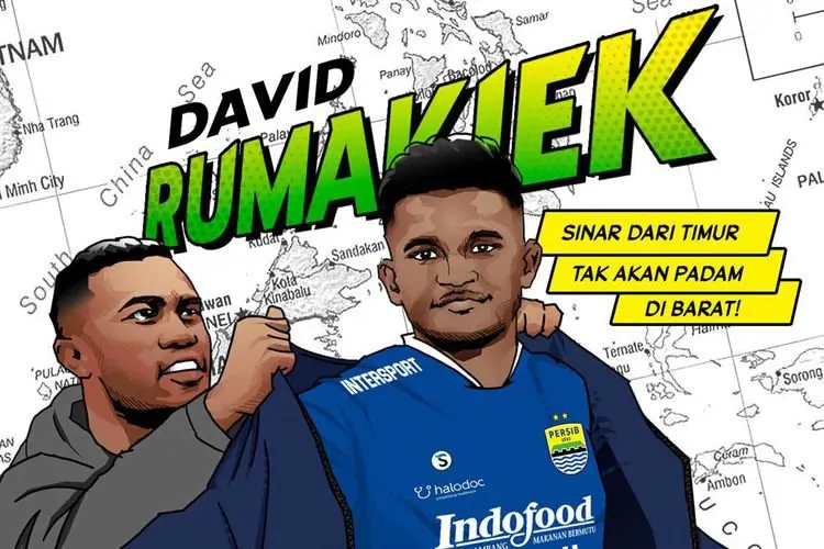 Profil David Rumakiek, Pemain Berlabel Timnas yang Berlabuh di Persib Bandung