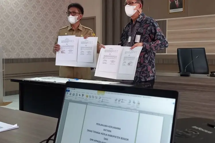 Pertama Kali, Disnaker Kabupaten Bogor Gandeng Apindo di Dunia Permagangan