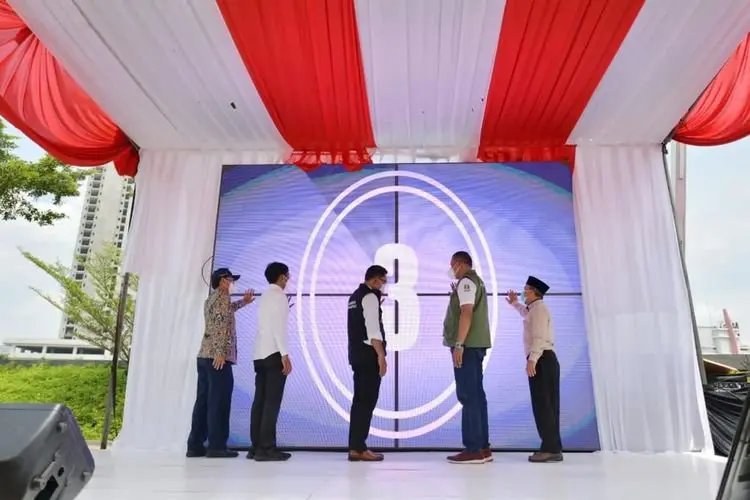 Ridwan Kamil Resmikan Penataan Kalimalang Bekasi