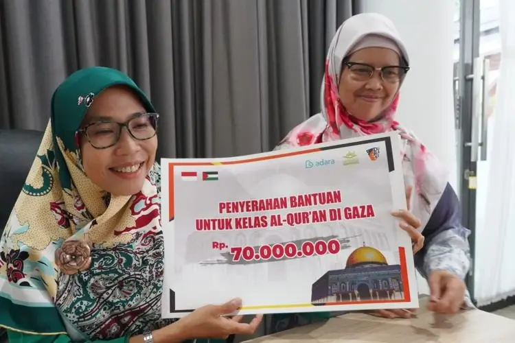 Serahkan Bantuan untuk Pendidikan Anak  Gaza, Netty: Jangan Biarkan Perang dan Pandemi Merampas Hak Belajar 