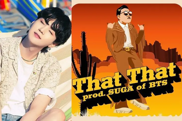 Kejutkan ARMY, PSY Gandengn Suga BTS Produseri Lagu Comeback 'That That'