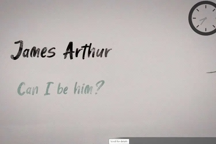 Lirik Laguâ Can I Be Him â James Arthur