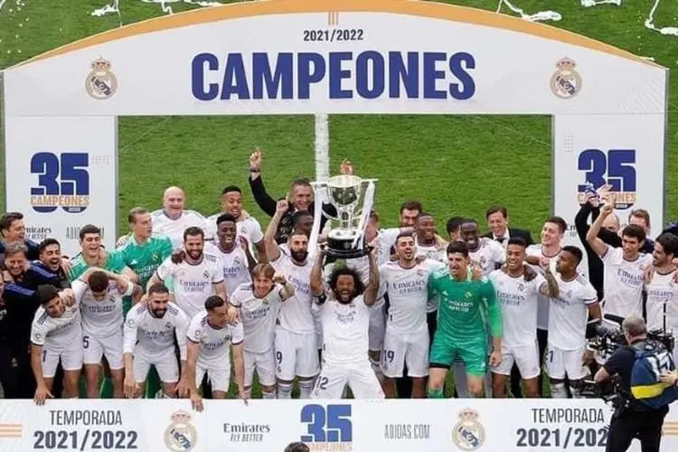 Ini Momen-momen Real Madrid Rayakan Gelar Juara Liga Spanyol
