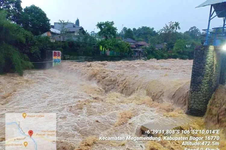 TMA Bendung Katulampa Capai 130 CM dan Bestatus Siaga 3 Banjir Jakarta