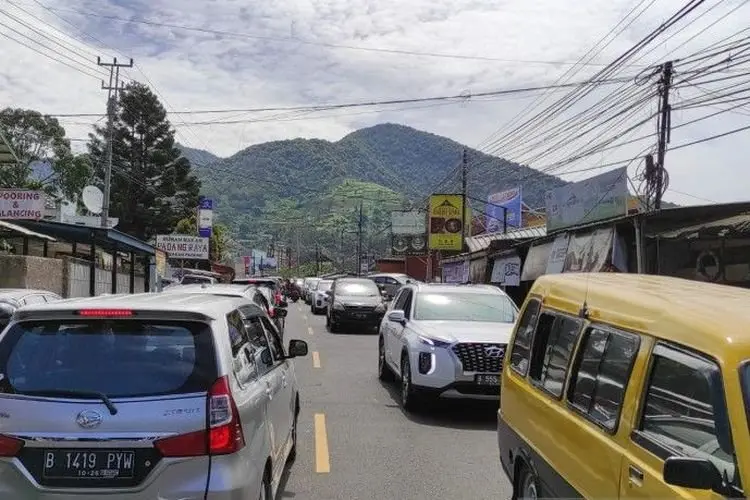 Waduh..Antrean Kendaraan di Puncak Padat Merayap Hingga 17 KM