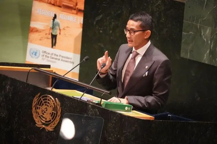 Sandiaga Sampaikan Cara Wujudkan Pariwisata Berkelanjutan di PBB