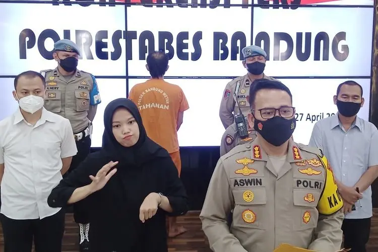 Polrestabes Bandung Ringkus Anggota Geng Motor Yang Melakukan Penusukan di Jalan Malabar