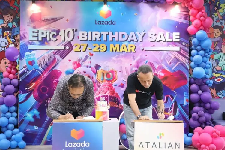 Dukung Produktivitas, Atalian Global Services Indonesia Gandeng Lazada Logistics