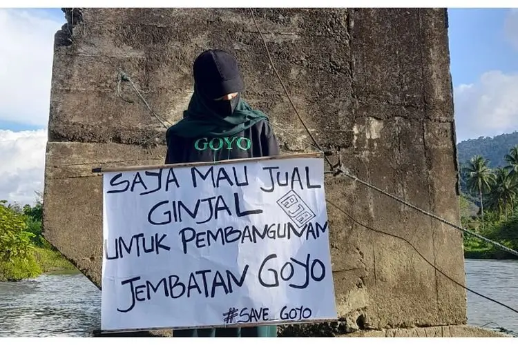 Mangkrak 16 Tahun, Mahasiswi Ini Ingin Jual Ginjal Demi Bangun Jembatan untuk Warga Desanya