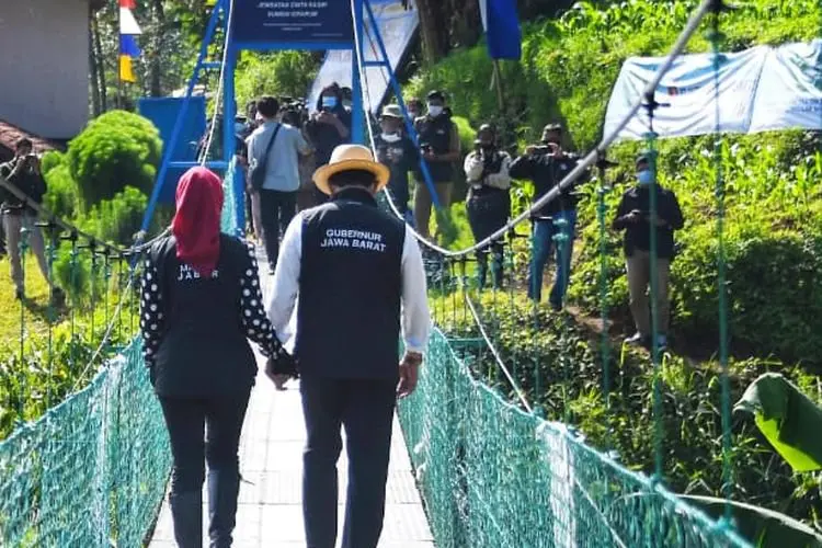 Alhamdulillah, Warga Kertasari Tak Khawatir Lagi Jembatan Hancur Diterjang Citarum