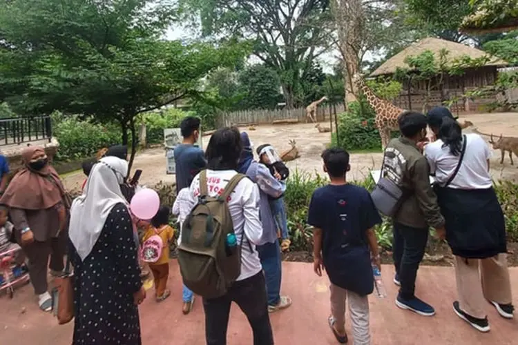 Libur Waisak Kebun Binatang Bandung Kembali Dipadati Pengunjung