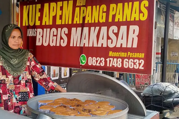 Yuk! Nikmati Gurihnya Kue Apem Khas Bugis Makassar di Soreang Kabupaten Bandung