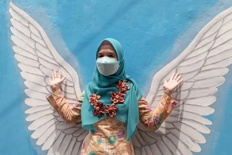 ASYIK Nih, Warga Ini Sulap Tempat Pengolahan Sampah Jadi Lokasi Berswafoto di Bandung