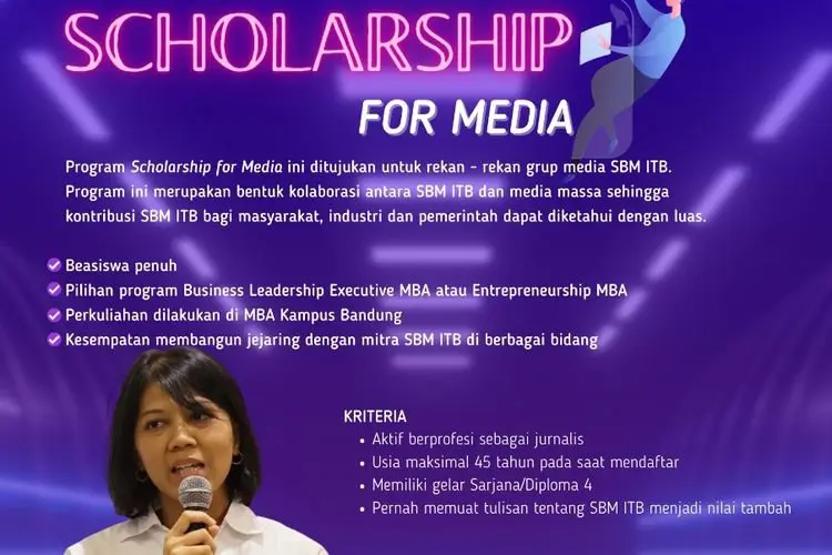 SBM ITB akan Kembali Beri Beasiswa kepada Jurnalis