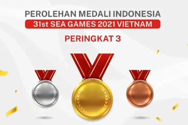 Indonesia Duduki Peringkat Tiga SEA Games 2021 Vietnam