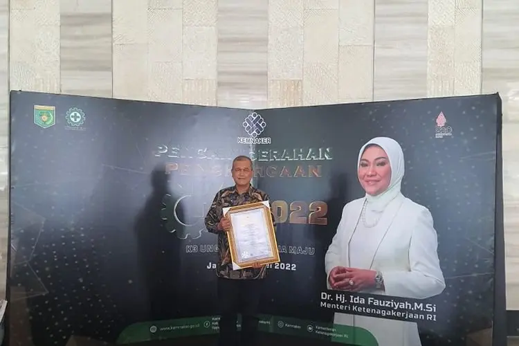 Sarpras Sesuai K3 , RSUD Kota Bogor Sabet Penghargaan Kemenaker