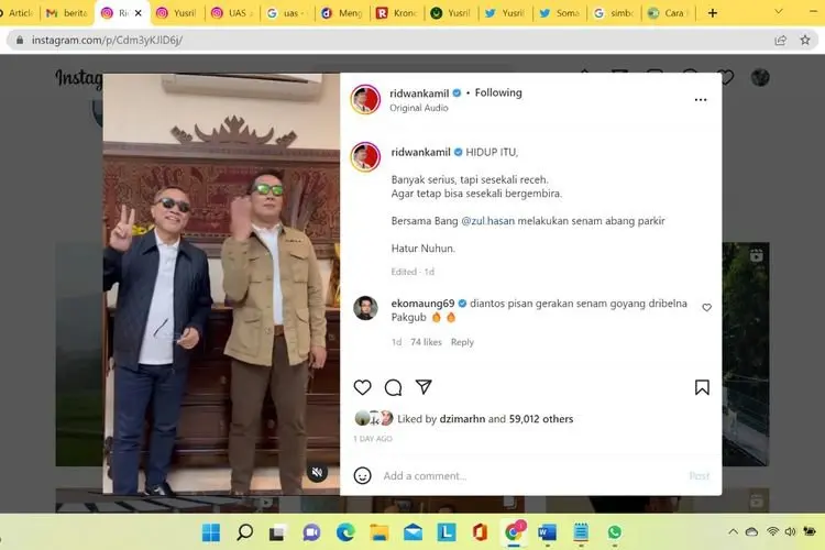 Tiba di Swiss, Ini Yang Dilakukan Ridwan Kamil Pasca Hilangnya Emmeril Khan Mumtadz