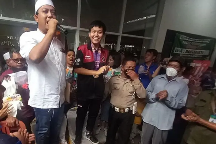 Siti Fadia Silva Ramadhanti Peraih Emas Sea Games 2021 Hanoi Disambut Ribuan Warga Klapanunggal Bogor