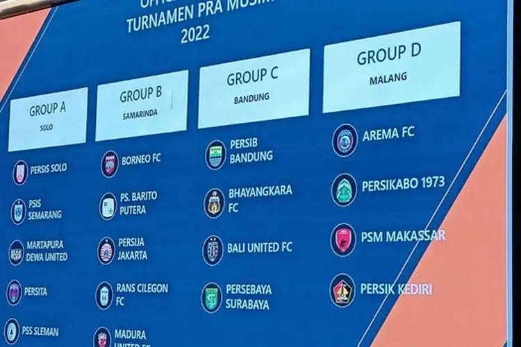 Persib Berada di Grup Neraka Turnamen Pramusim 2022