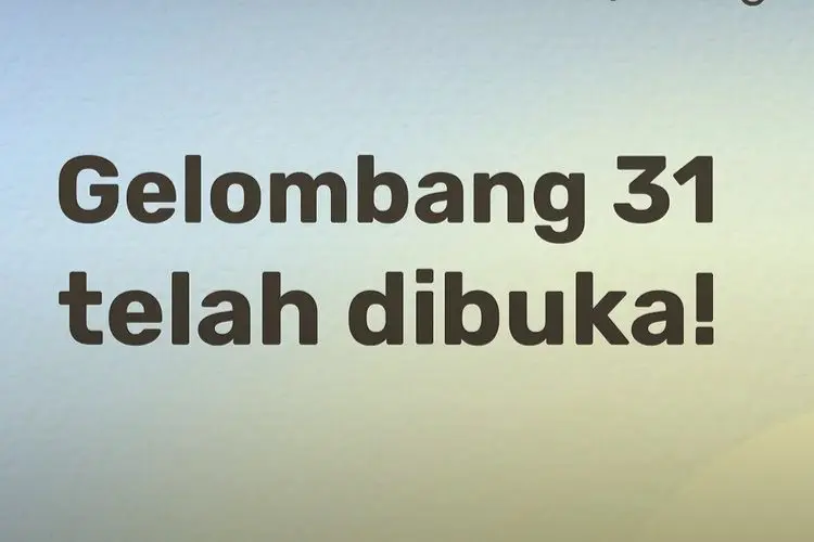 Gelombang 31 Kartu Prakerja Telah Dibuka!
